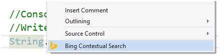 bing contextual search